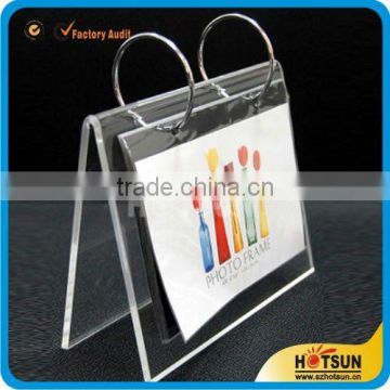 clear Hanging Acrylic Calendar Display Racks