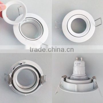 chrome white round mr 16 gu10 led spot light holders