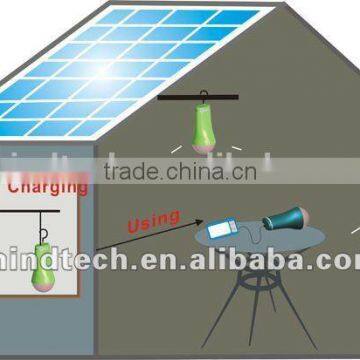 Hot Sale Solar Led Light, Home Light, Emergency and Portable Lantern With 2pc Light and Mobile Charger--MRD405