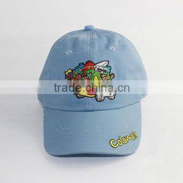 Stone Washed Cotton Children Sports Hat