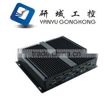 NFD10 Cheap Fanless mini industrial pc CPU 1037u Fanless Box PC support LVDS