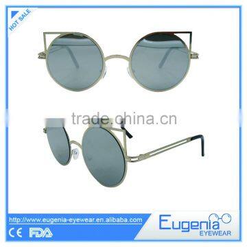 latest style fake costa del mar cat frame metal sunglasses