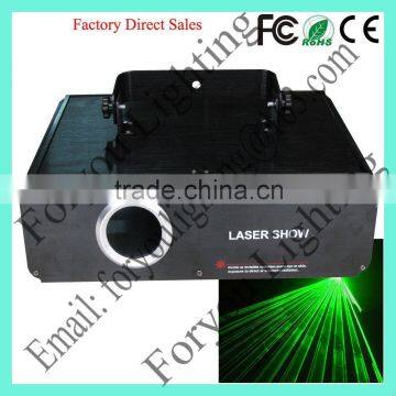 China supplier manufacture factory direct 1w green single head green laser disco light