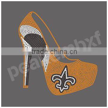 New Fleur De Lis Hot Fix Rhinestones For Clothes Decoration photo-2