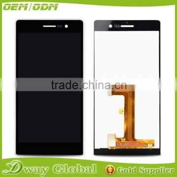 Replacement Glass Panel With Display Lcd For Huawei Ascend P7 Lcd Screen With Touch Screen Digitizer For Huawei Ascend P7 LCD