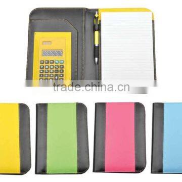 Hot Selling Waterproof Customized Color&size Leather Folder With Calculator photo-4