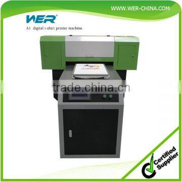 Good warranty A1 WER EP7880T tshirt printer direct to garment printing machine with high print resolution,t-shirt printer price