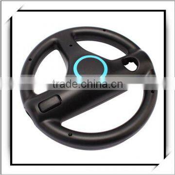 Black Racing Wheel Support For Wii Remote Motion Plus