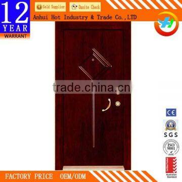 Simple Chinese Knot Metal Detector Door High Quality Armored Security Steel Door Factory Direct Door And Window