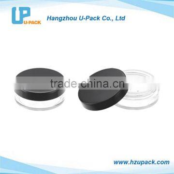 Compact powder case cosmetic jars with matte cap
