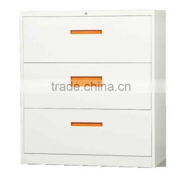 Three Drawer Office Furniture Steel Filing Cabinet