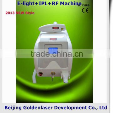 Skin Whitening 2013 New Cheapest Price Beauty Equipment E-light+IPL+RF Machine No Needle Meso Pigmented Spot Removal