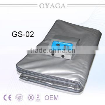 GS-02 2 zone Infrared thermal sauna blanket for fat reduce with good effect