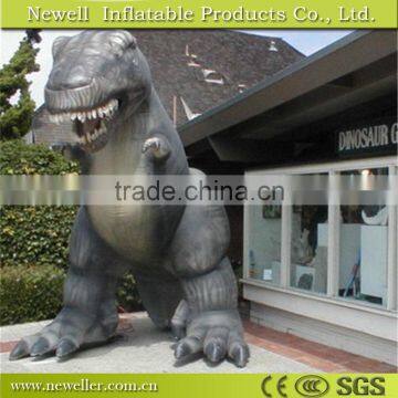 Lower price inflatable dinosaur cartoon with LED