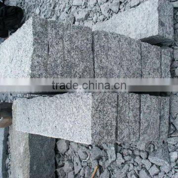 Light grey granite road kerb,granite kerbstone