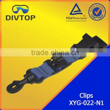 Diving torch webbing clip