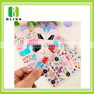 Popular White Lace Strip Style Nail Art Decals Colorful Waterproof Self Adhesive 3d Nail Sticker photo-2