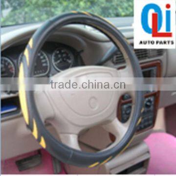 Top quality of leather car steering wheel covers black