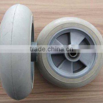 Heavy duty 8x2.5 solid rubber wheel with PP rim