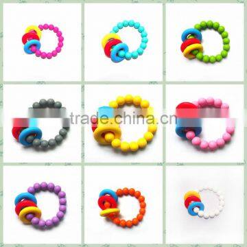 Food Grade Silicone Custom Lovely Bracelet for Baby Chewing