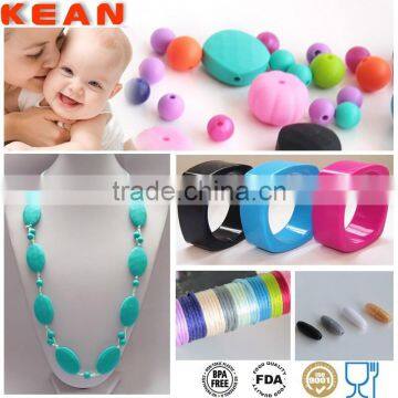 Fashion Bpa Free Food Grade Silicone Baby Chewable Pendant Sensory Tool photo-4