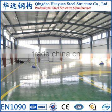 Large span prefabricated steel structure basketball court