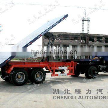 Twin axle tipper truck semi trailer sale