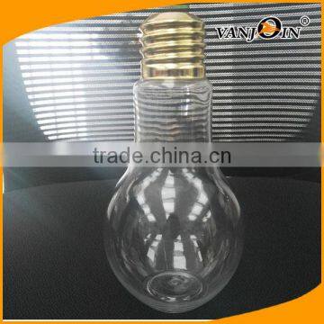 500ML Fashion Gift Big Mouth Light Bulb Bottle Plastic Drink Cup
