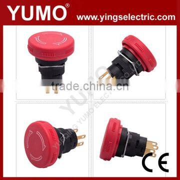 Hot Sale ABS16S-P11-E 8mm 12mm 16mm 19mm 22mm 25mm Momentary 12V 24V 220V Metal Push Button Push Button for Range Hoods photo-2