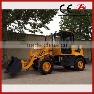 CE certificate mini wheel loader ZL10F for sale