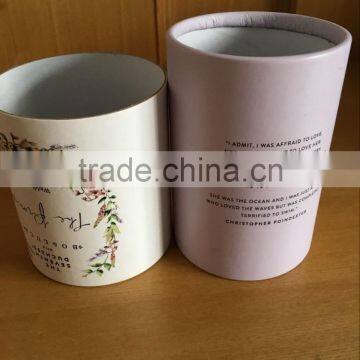 High end costume design paper tea tube