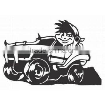 4x4 Cartoon car sticker