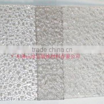 Polycarbonate diamond solid sheet for decoration