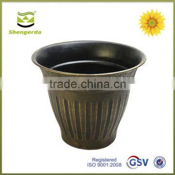 20" Floral Fluted Plantercheap Plastic Flower Pots Wholesale,western Style Flowerpots photo-2