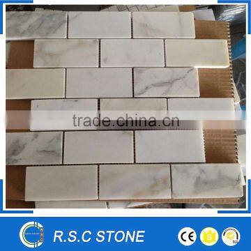 High quality carrara white marble mosaic tile 30x30