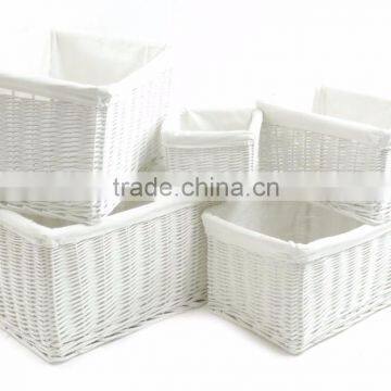 Large Big Deep Wider Wicker Storage Kitchen Toy Log Hamper Laundry Basket