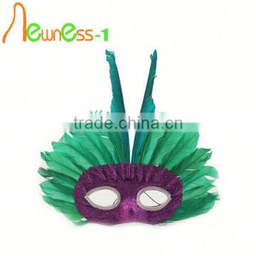 Hot Sale Masquerade Party Mask With Feather