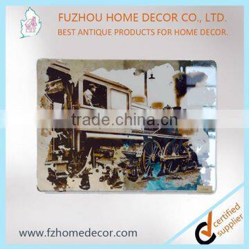 Custom printed mirror for home decor with beautiful artwork printed on mirror surface