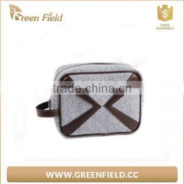 Grey Felt Organizer Bag Cosmetic Storage Bag photo-3