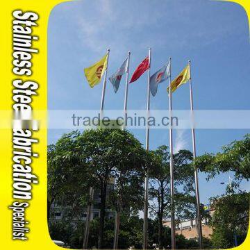 Outdoor Tapered Stainless Steel Flag Pole