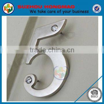 3D New design Stainless steel House Numbers letters for door and Entrance