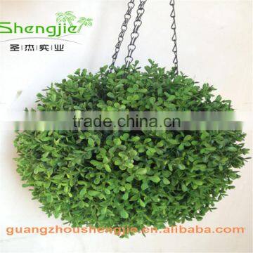 SJLJ013371 Artificial Hanging Plant / Artificial Plastic Boxwood Ball for Wedding / Event Decoration photo-4
