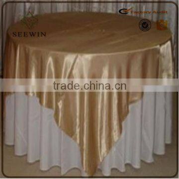 Royal Single Satin Table Cloth for Wedding Home Party Decoration photo-3