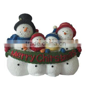 2014 New Handmade Resin Christmas Snowmen for Sale photo-4
