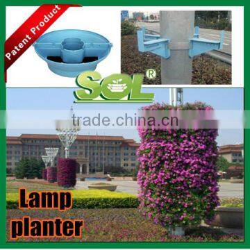 Flower Pots Wholesale Hanging Flower Pot Vertical Garden Materials Lamp Post Planter photo-5