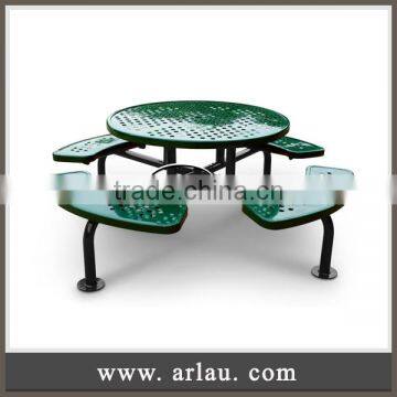 (TB15) Arlau Outdoor Picnic Table, Outdoor Tables and Chairs, Steel Camping Table photo-4