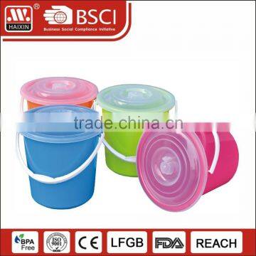 China Factory Price 13L 16L 20L PP Water Bucket With Lid and Handle For Washing