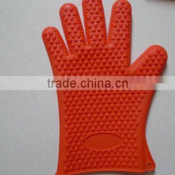 Hot Baking Microwave Oven Cooking Mitts Kitchen Heat Resistant Silicone Glove photo-3