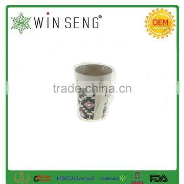 Tall Porcelain Coffee Tea Cup With Ring photo-5