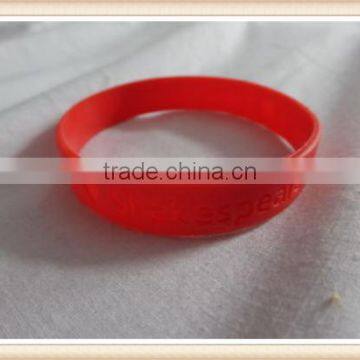 London and UK -- I <3 Love Shakespeare 's Globe red rubber bracelet New!